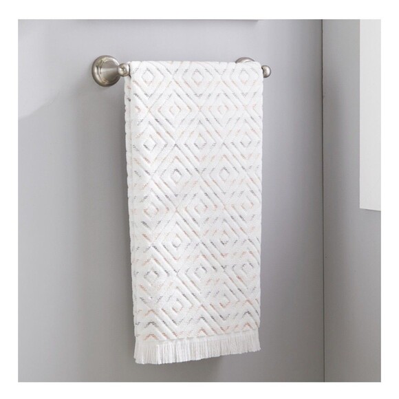 SKL Home By Saturday Knight Ltd. Di Di Bath Towel, Coral, 27" x 50" Set Of 2 - Picture 1 of 3